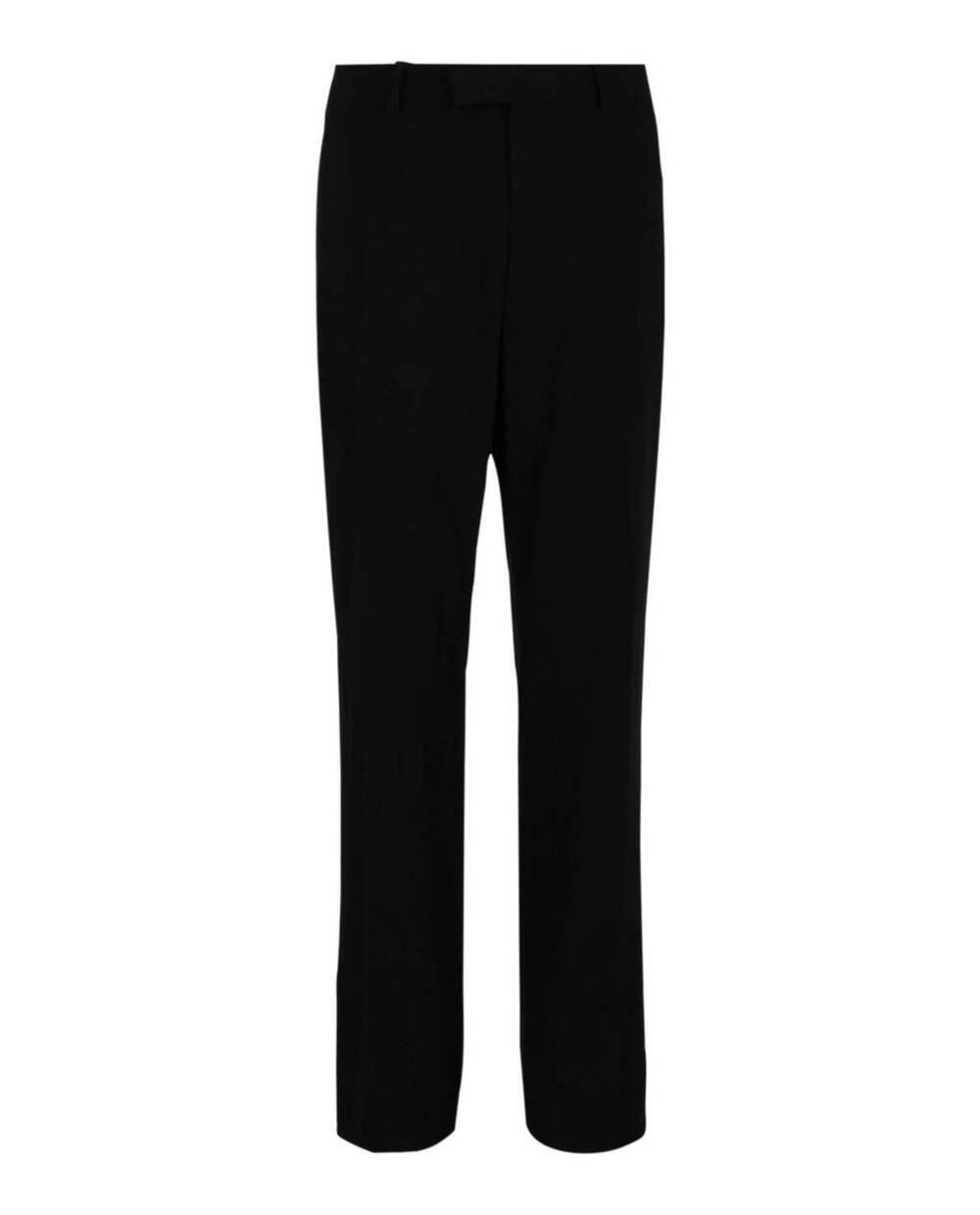 NEW SALVATORE FERRAGAMO women's mid-rise trouser pants in black